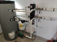 Boiler bivalent 200 L cu dubla serpentina 