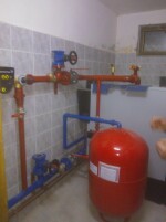 Instalare cazan peleți și biocombustibil 130 kW 